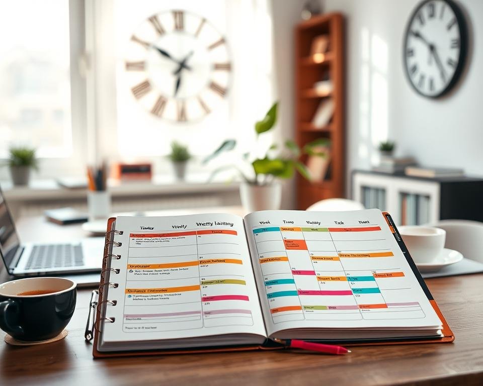 plan semanal calendario