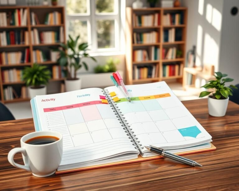 planificador semanal para actividades de estudio