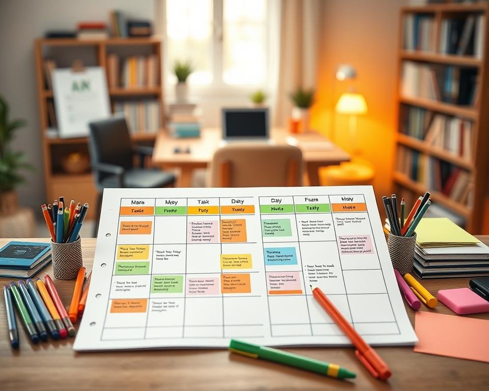 plantilla horario semanal