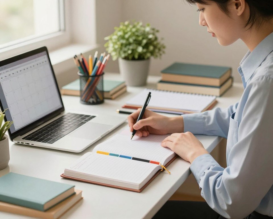 cómo crear un horario de estudio realista