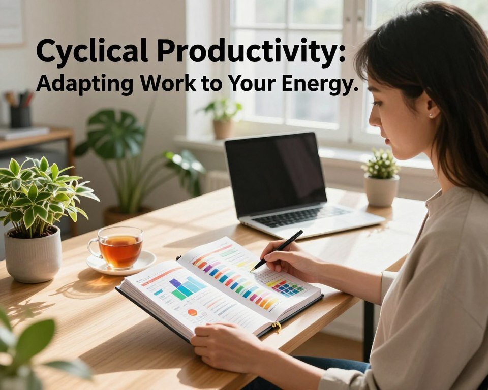 Productividad cíclica: cómo adaptar el trabajo a tu energía