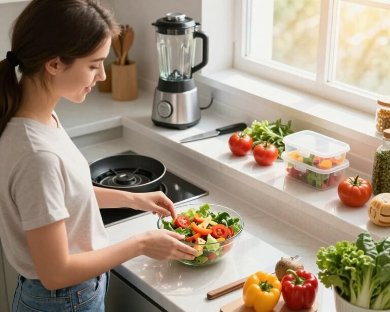 Técnicas de cocina rápida y saludable para estudiantes