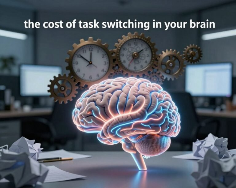 El coste de la "conmutación de tareas" en tu cerebro