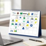 calendario mensual para organizar actividades